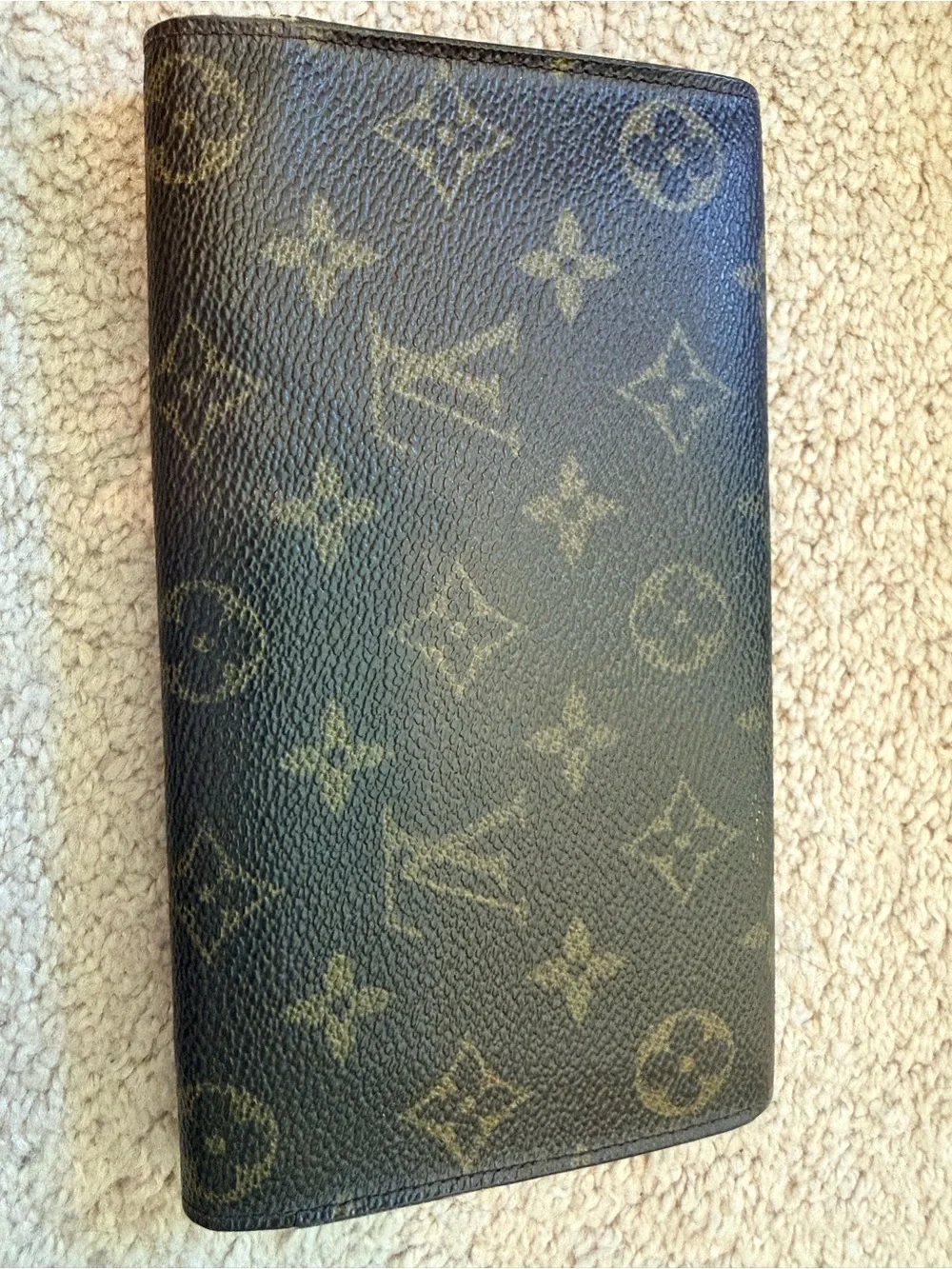 Louis Vuitton Monogram Continental Wallet - Dark Brown with Gold Snap